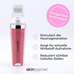 Cellulite Booster Set mit Dermaroller und 30ml Serum von skinosense® zur Hautstraffung an Oberschenkel und Po