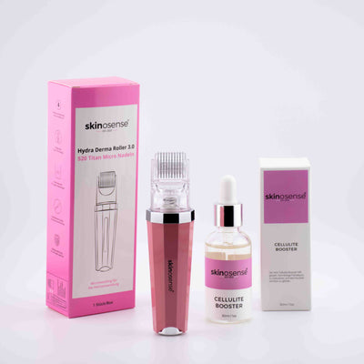 Cellulite Booster Set - Dermaroller & Serum 30ml – skinosense®