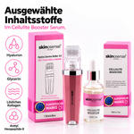 Cellulite Booster Starter Set von skinosense® mit Dermaroller und 30ml Serum zur Hautstraffung und Glättung.