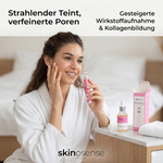 Hautserum mit Kollagen und Elastin in 30ml Flasche von skinosense, für straffe und elastische Haut.