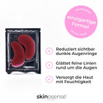 Augenpads von skinosense® mit Hyaluron gegen Augenringe, 10 Stück, feuchte, glatte Haut um die Augen, entspannendes Hautpflegeprodukt