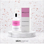 Hyaluron Booster Serum von skinosense, 30ml, mit intensiver Feuchtigkeits- und Anti-Falten-Wirkung, Flasche mit Pipette.