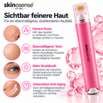 Hydra Derma Roller 3.0 von skinosense mit 105 Titan-Mikronadeln für die Hautpflege, sichtbar auf dem Bild.