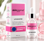 Lip Booster Serum von skinosense® in 30ml Flasche, Lip Plumper Roll-On mit Glanz für vollere, gepflegte Lippen.