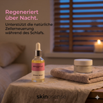 Retinol Booster Serum von skinosense, 30ml, Anti-Aging Nacht-Gesichtsserum gegen Falten, für glatte Haut.