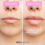 skinsoense Lip Booster Serum 30ml mit Roll-On für sichtbar voluminöse, vollere Lippen, intensiver Lip Plumper für schöne Lippen